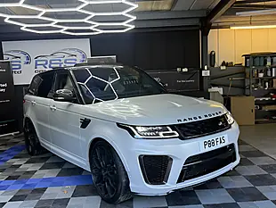 Used 2019 Land Rover Range Rover Sport Svr Carbon Edition Silver - Interior and Exterior details 11