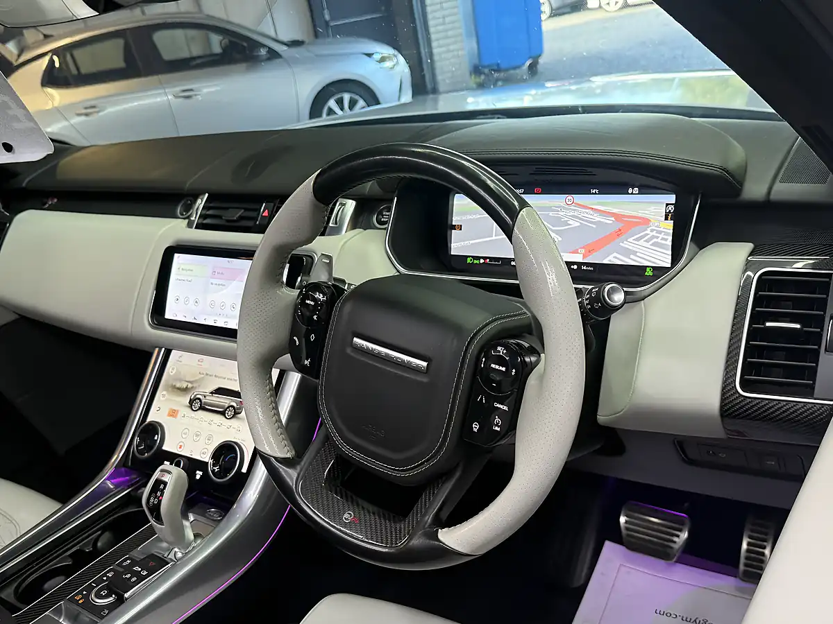 Used 2019 Land Rover Range Rover Sport Svr Carbon Edition Silver - Interior and Exterior details 13