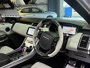 Used 2019 Land Rover Range Rover Sport Svr Carbon Edition Silver - Interior and Exterior details 16