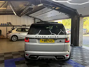Used 2019 Land Rover Range Rover Sport Svr Carbon Edition Silver - Interior and Exterior details 5