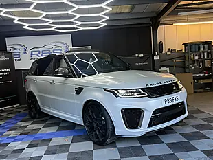 Used 2019 Land Rover Range Rover Sport Svr Carbon Edition Silver - Interior and Exterior details 9