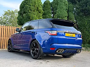 Used 2019 Land Rover Range Rover Sport Svr Estoril Blue - Interior and Exterior details 11