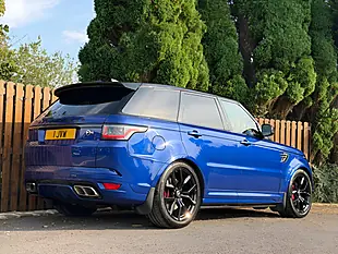 Used 2019 Land Rover Range Rover Sport Svr Estoril Blue - Interior and Exterior details 19