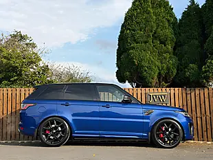 Used 2019 Land Rover Range Rover Sport Svr Estoril Blue - Interior and Exterior details 2