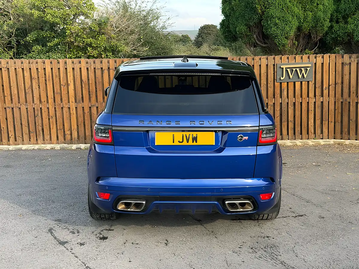 Used 2019 Land Rover Range Rover Sport Svr Estoril Blue - Interior and Exterior details 20