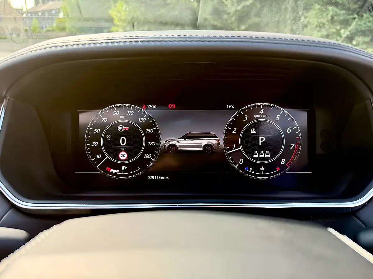 Used 2019 Land Rover Range Rover Sport Svr Santorini Black - Interior and Exterior details 15