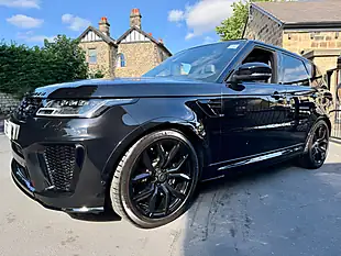 Used 2019 Land Rover Range Rover Sport Svr Santorini Black - Interior and Exterior details 5