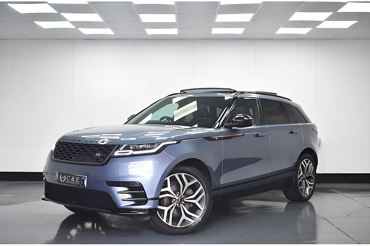 Used 2019 Land Rover Range Rover Velar R-Dynamic Hse Blue - Front View
