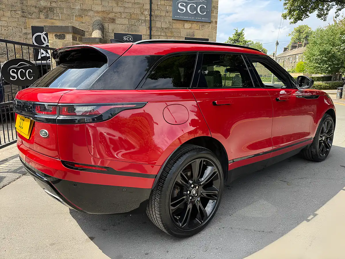 Used 2019 Land Rover Range Rover Velar R-Dynamic Hse Firenze Red - Interior and Exterior details 10