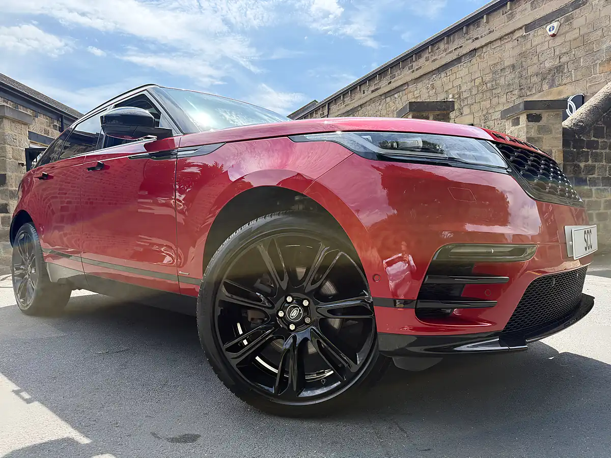 Used 2019 Land Rover Range Rover Velar R-Dynamic Hse Firenze Red - Interior and Exterior details 2