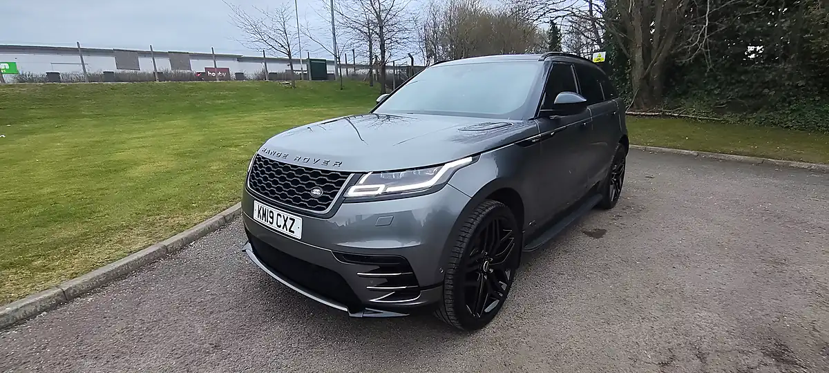 Used 2019 Land Rover Range Rover Velar R-Dynamic Hse Grey - Front View