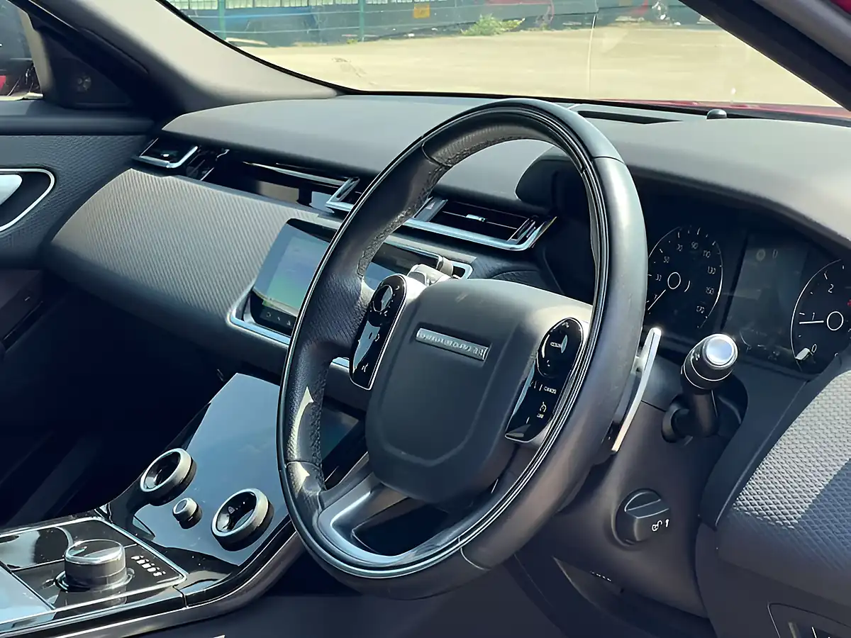 Used 2019 Land Rover Range Rover Velar R-Dynamic S Firenze Red - Interior and Exterior details 11