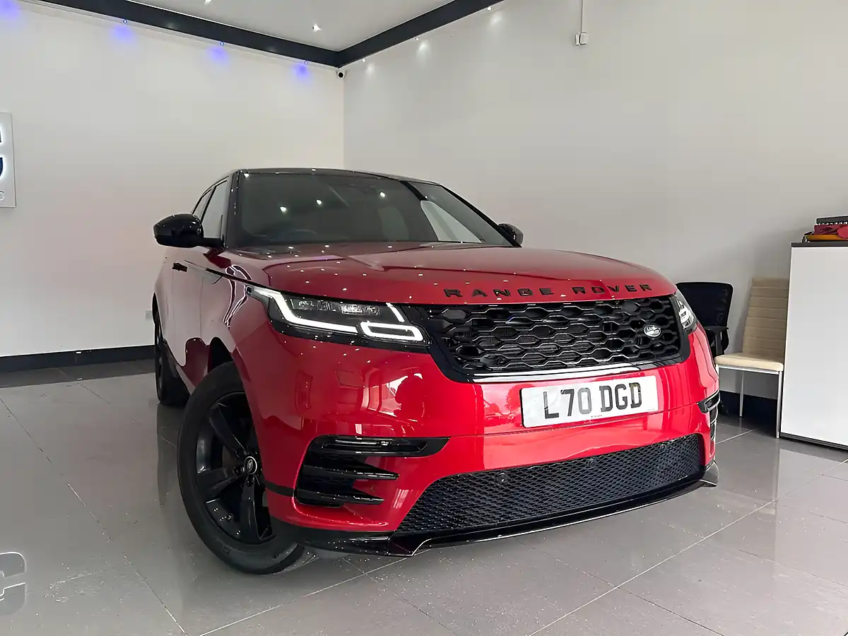 Used 2019 Land Rover Range Rover Velar R-Dynamic S Red - Interior and Exterior details 3