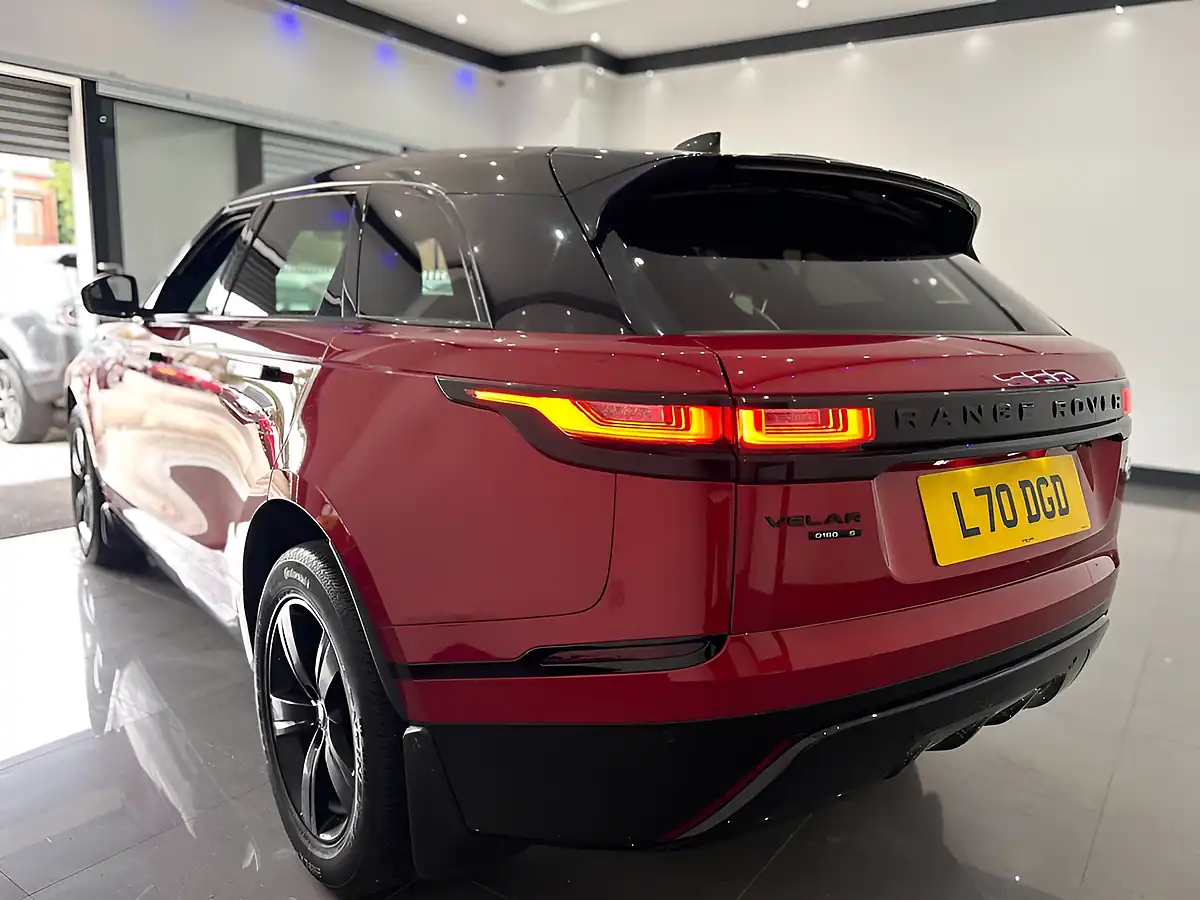 Used 2019 Land Rover Range Rover Velar R-Dynamic S Red - Interior and Exterior details 7