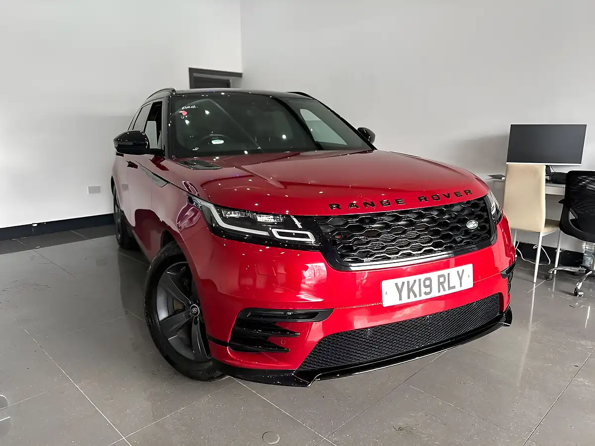 Used 2019 Land Rover Range Rover Velar R-Dynamic S Red - Interior and Exterior details 8