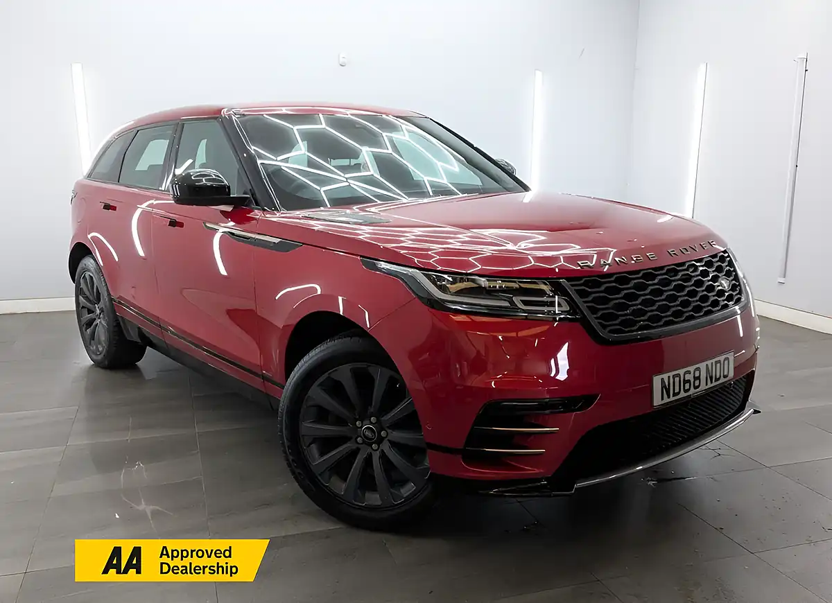 Used 2019 Land Rover Range Rover Velar R-Dynamic Se Firenze Red - Front View