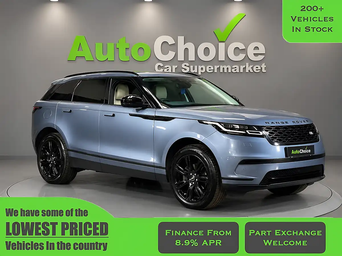 Used 2019 Land Rover Range Rover Velar S Blue - Front View