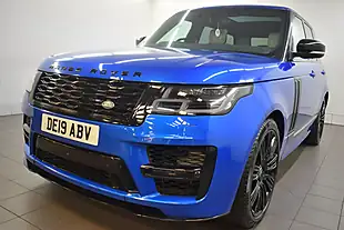 Used 2019 Land Rover Range Rover Vogue Blue - Interior and Exterior details 10