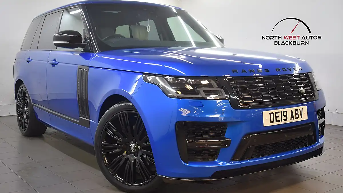Used 2019 Land Rover Range Rover Vogue Blue - Interior and Exterior details 2
