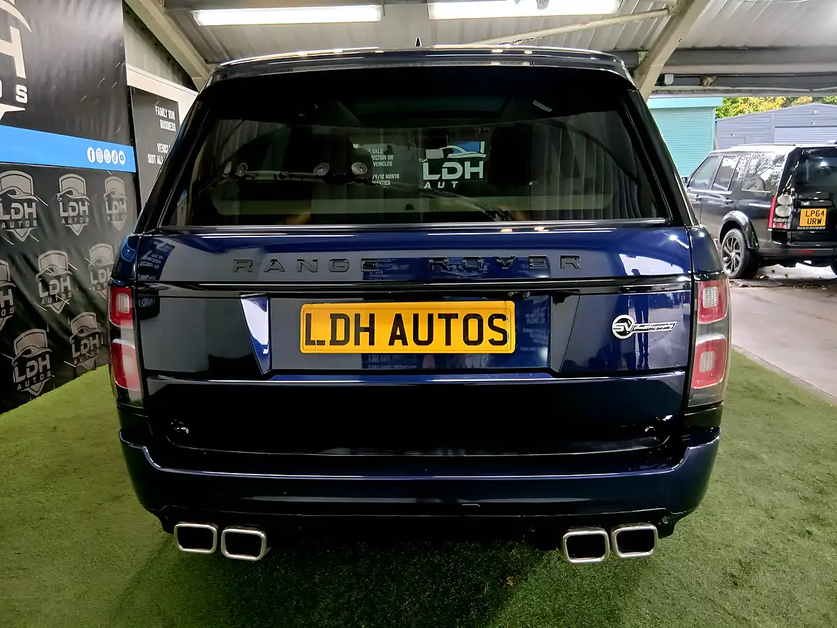 Used 2019 Land Rover Range Rover Vogue Se Blue - Interior and Exterior details 4
