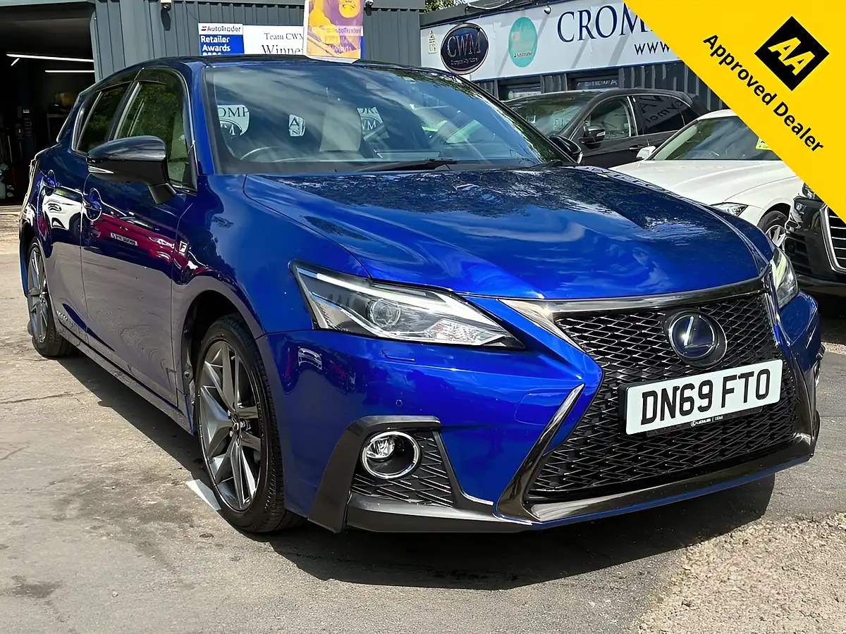 Used 2019 Lexus Ct F Sport Blue - Front View