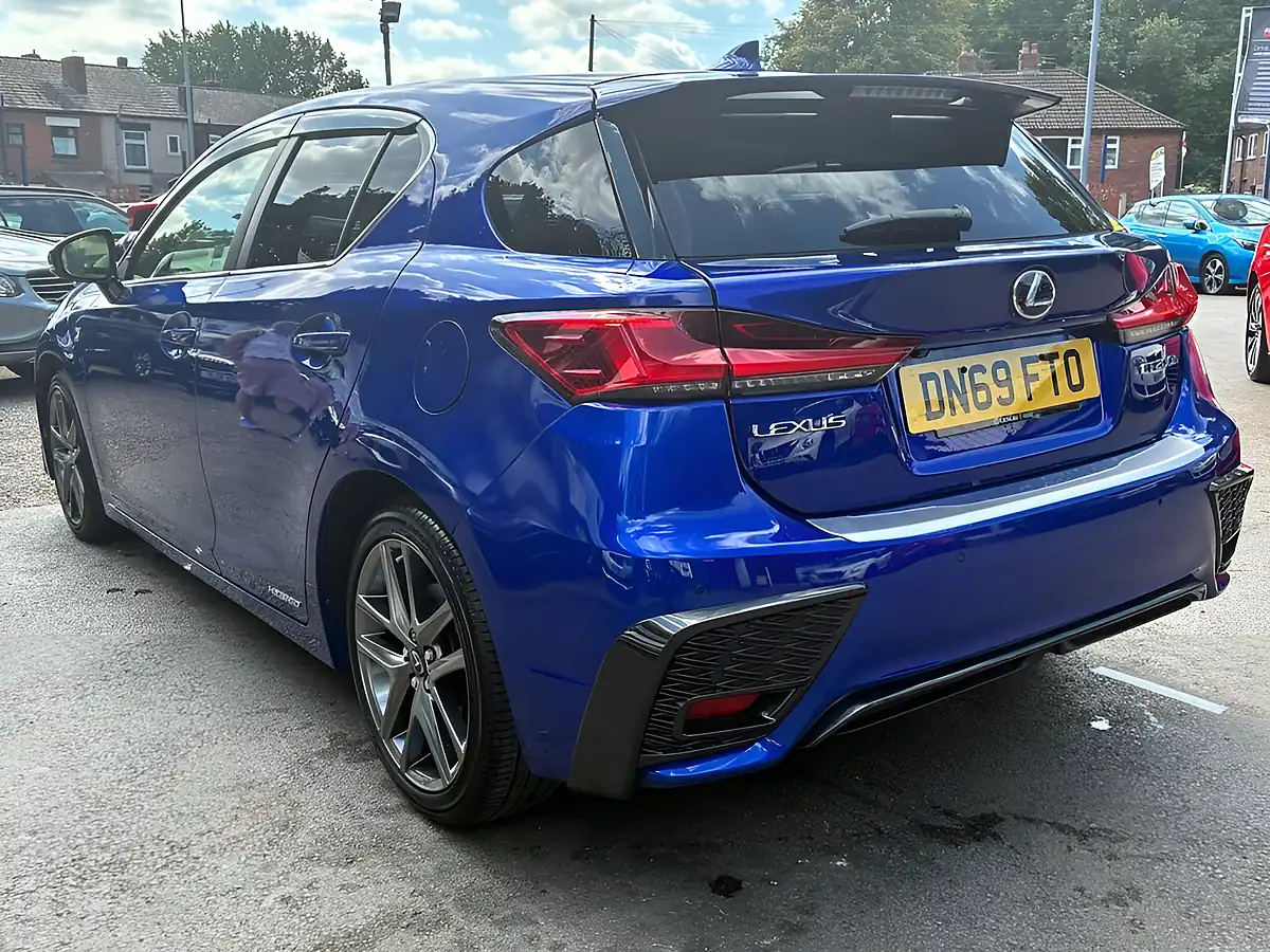 Used 2019 Lexus Ct F Sport Blue - Interior and Exterior details 11