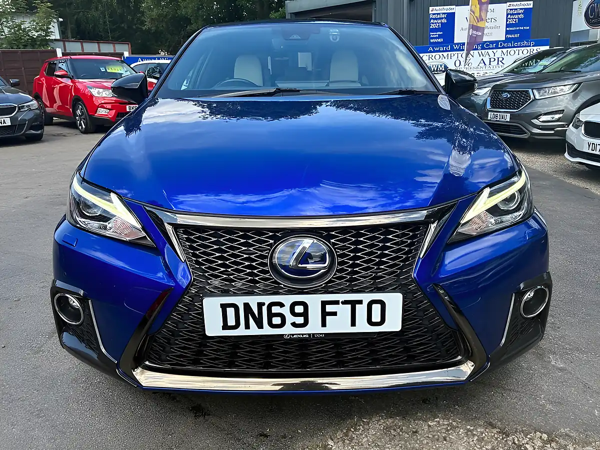 Used 2019 Lexus Ct F Sport Blue - Interior and Exterior details 12
