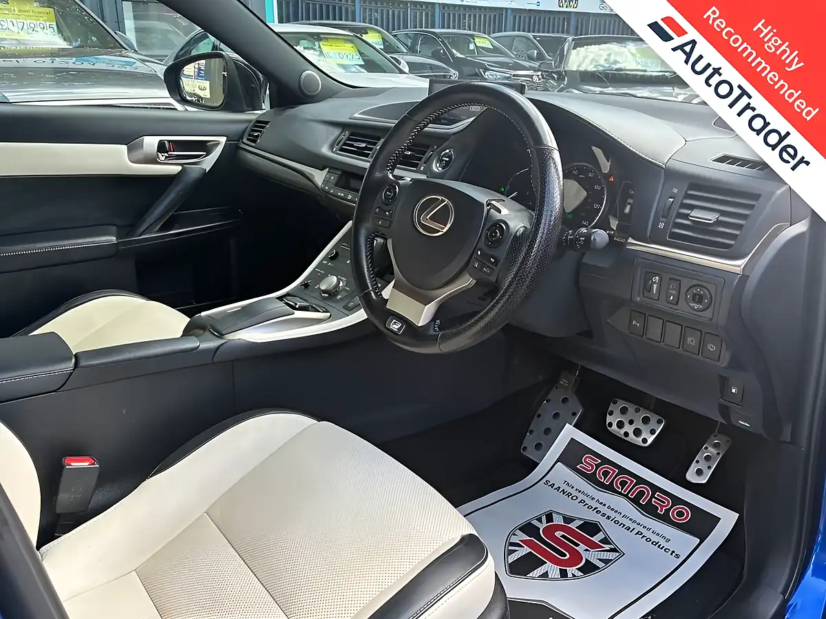 Used 2019 Lexus Ct F Sport Blue - Interior and Exterior details 2
