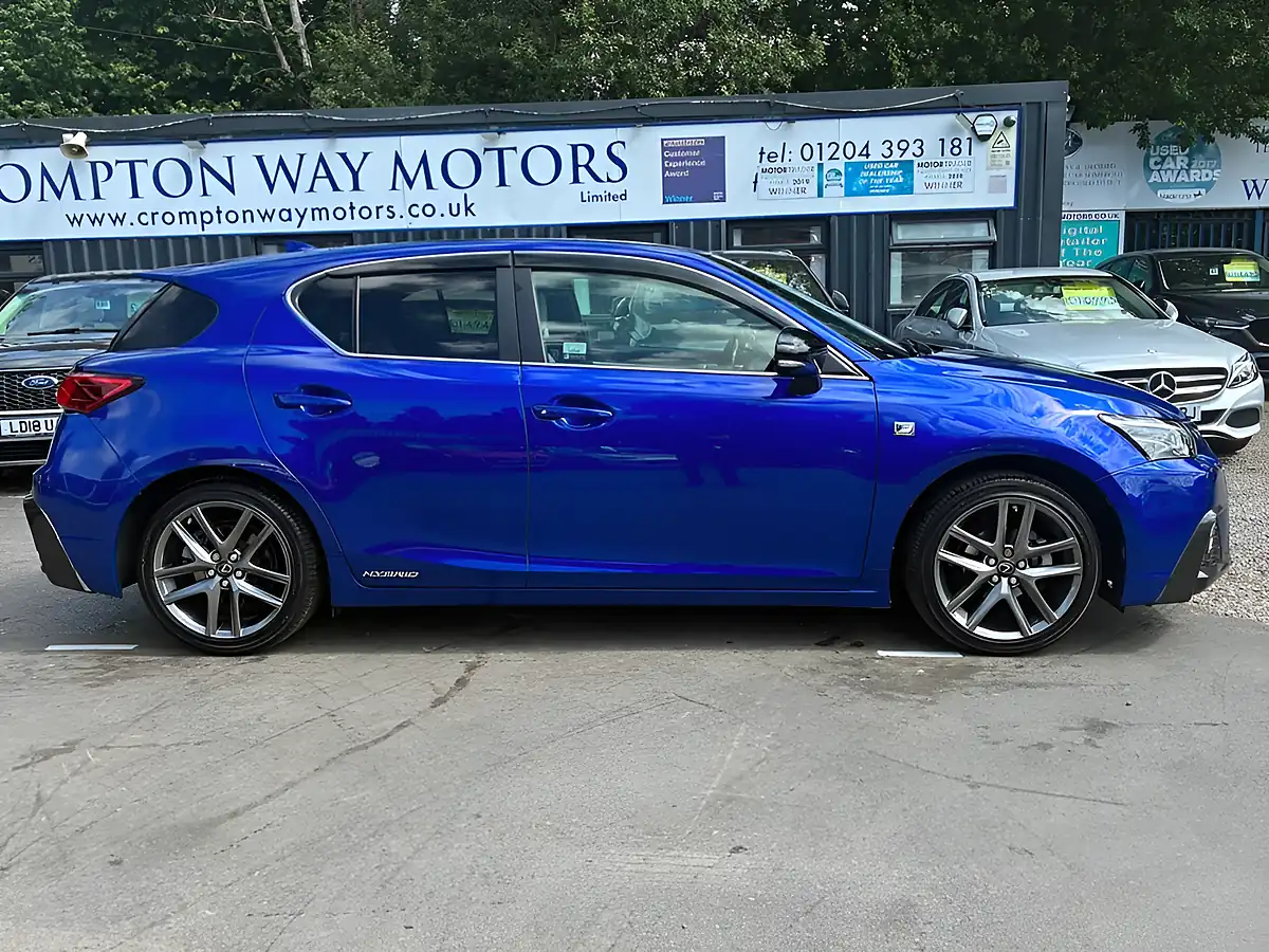 Used 2019 Lexus Ct F Sport Blue - Interior and Exterior details 7