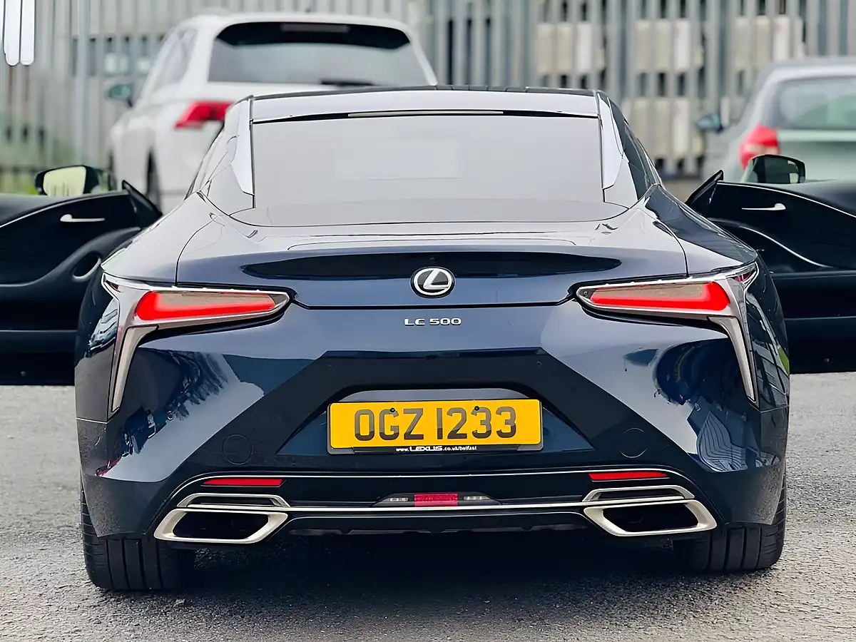 Used 2019 Lexus Lc 500 Blue - Interior and Exterior details 10