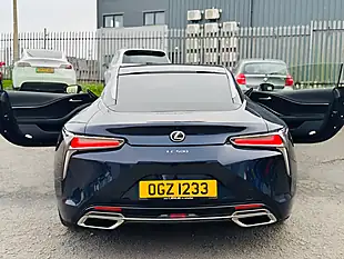 Used 2019 Lexus Lc 500 Blue - Interior and Exterior details 11