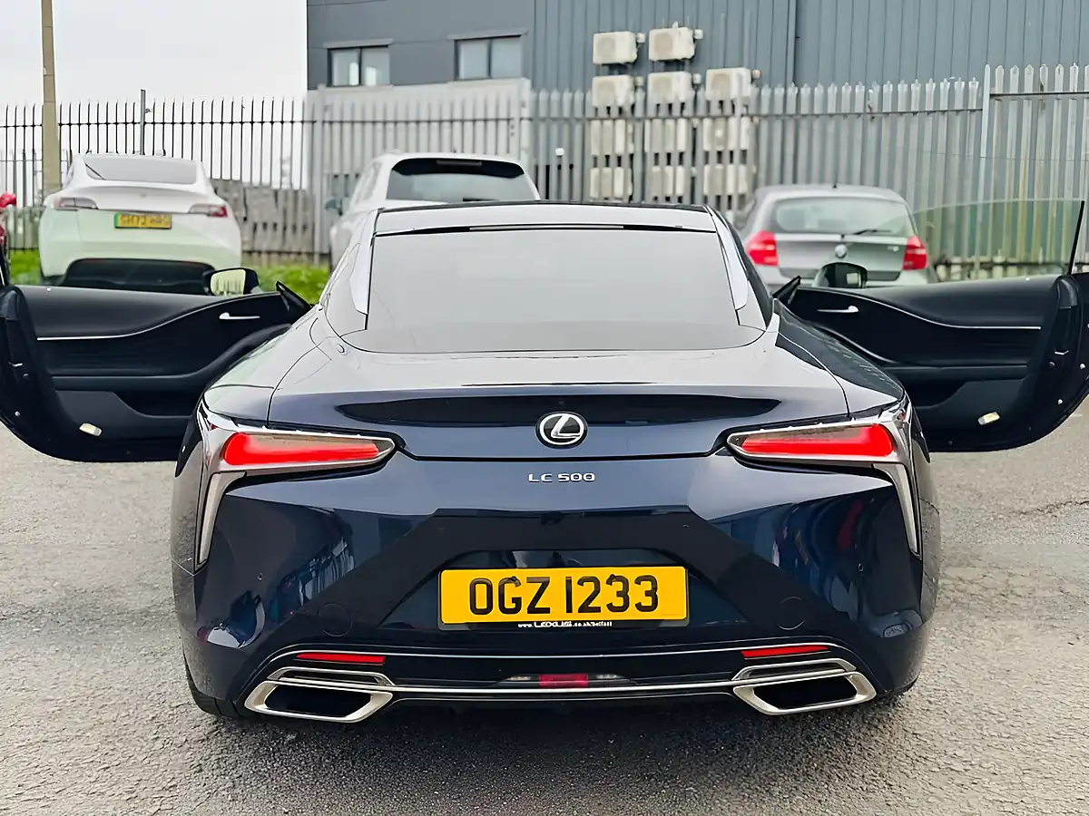 Used 2019 Lexus Lc 500 Blue - Interior and Exterior details 11