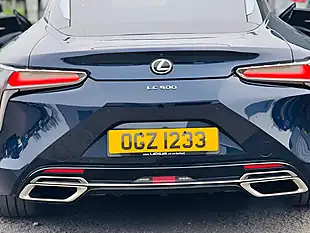 Used 2019 Lexus Lc 500 Blue - Interior and Exterior details 13