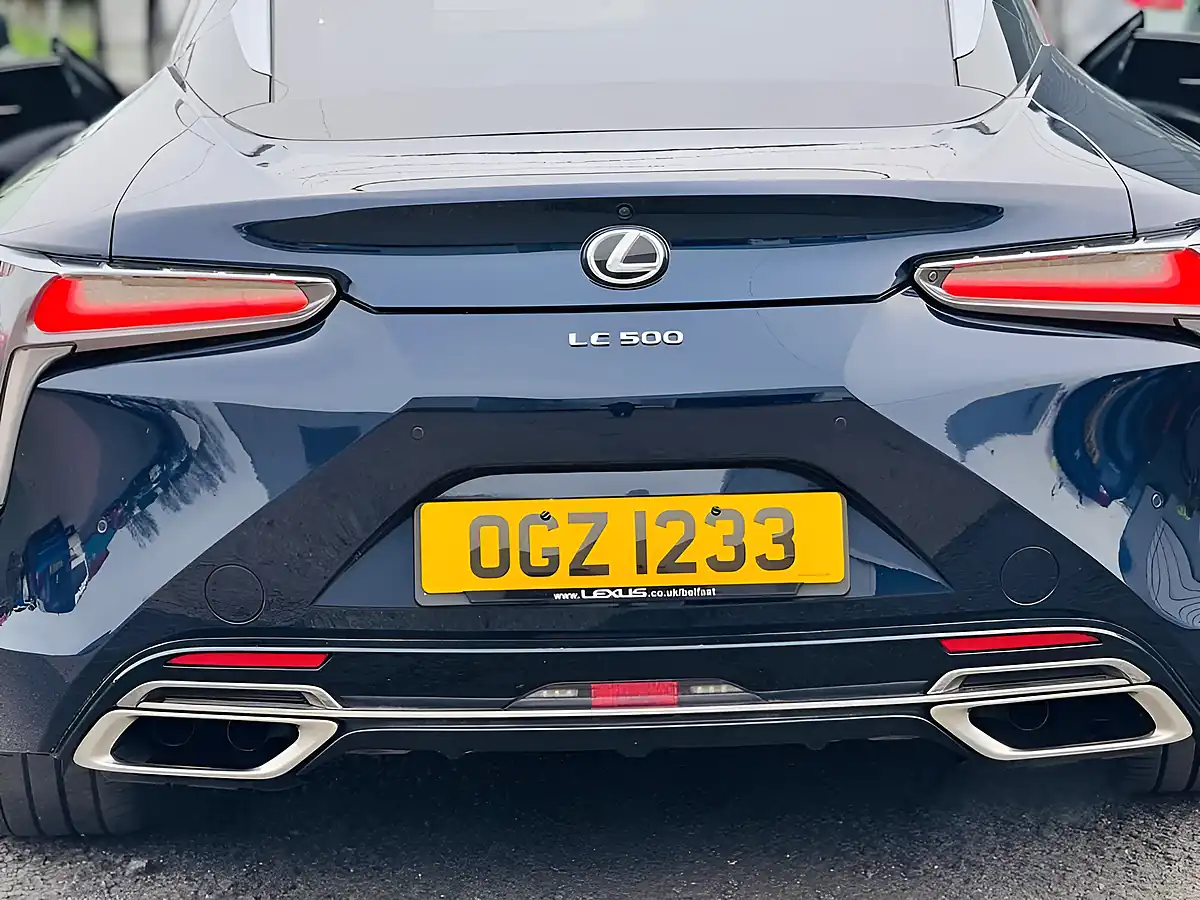 Used 2019 Lexus Lc 500 Blue - Interior and Exterior details 13