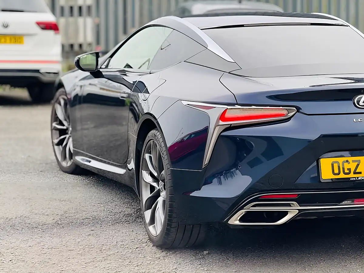 Used 2019 Lexus Lc 500 Blue - Interior and Exterior details 14