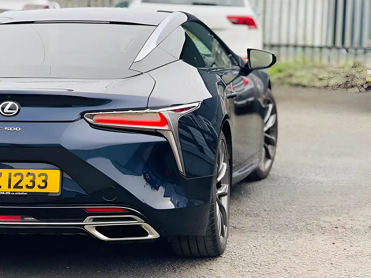 Used 2019 Lexus Lc 500 Blue - Interior and Exterior details 15