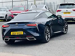 Used 2019 Lexus Lc 500 Blue - Interior and Exterior details 17