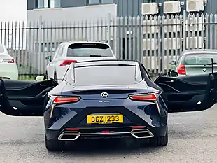 Used 2019 Lexus Lc 500 Blue - Interior and Exterior details 18