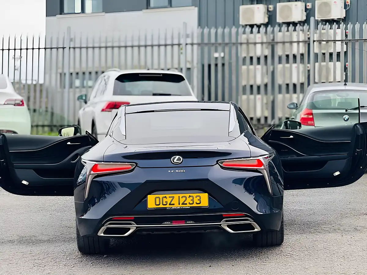 Used 2019 Lexus Lc 500 Blue - Interior and Exterior details 18