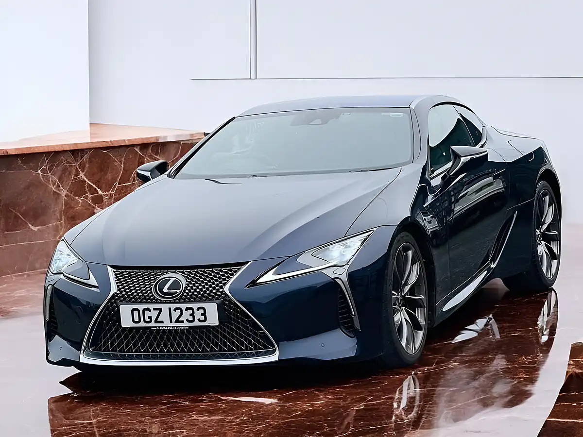 Used 2019 Lexus Lc 500 Blue - Interior and Exterior details 2