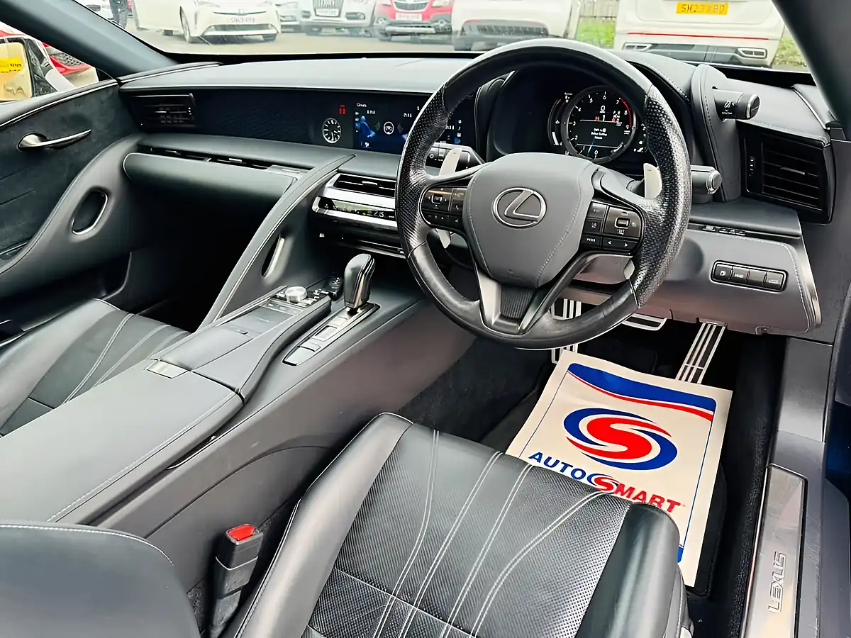 Used 2019 Lexus Lc 500 Blue - Interior and Exterior details 3