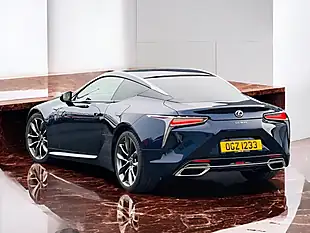 Used 2019 Lexus Lc 500 Blue - Interior and Exterior details 4