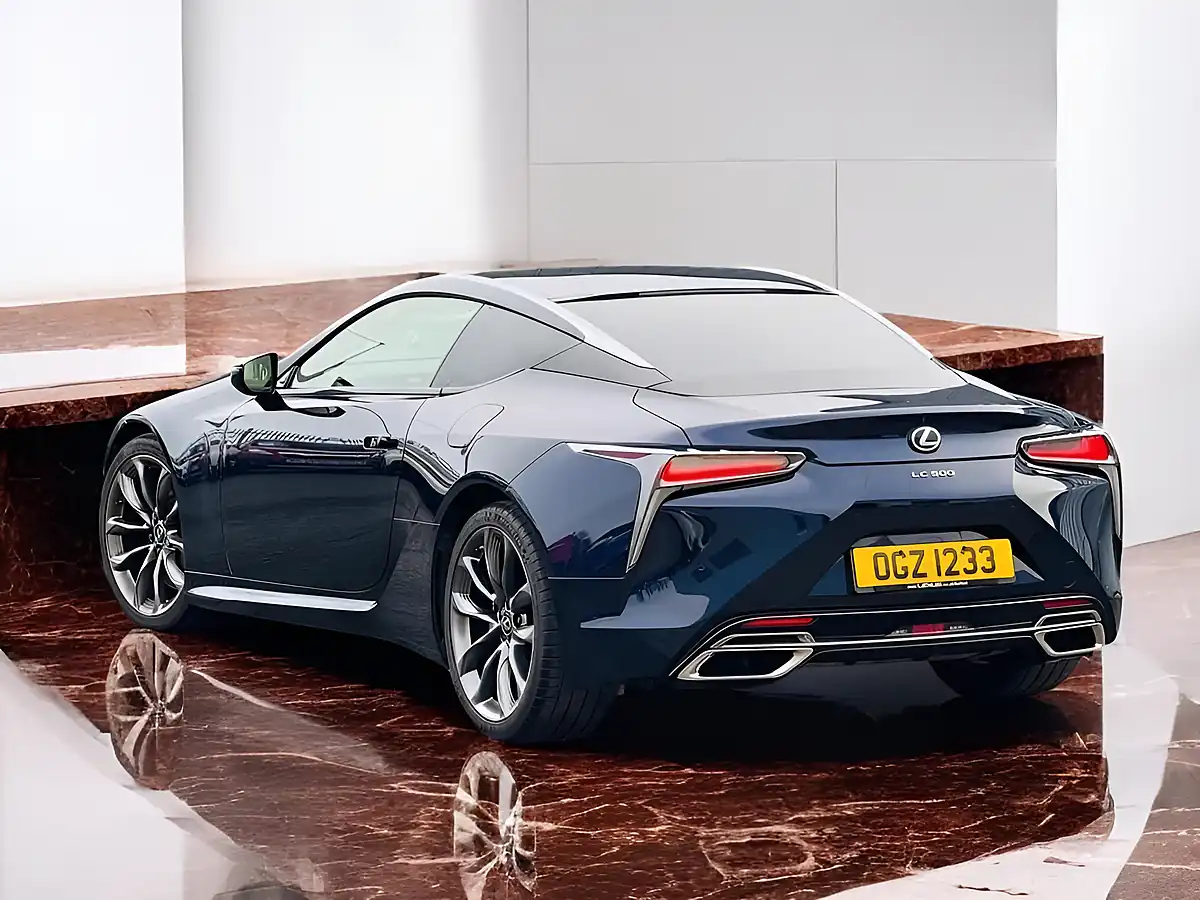 Used 2019 Lexus Lc 500 Blue - Interior and Exterior details 4