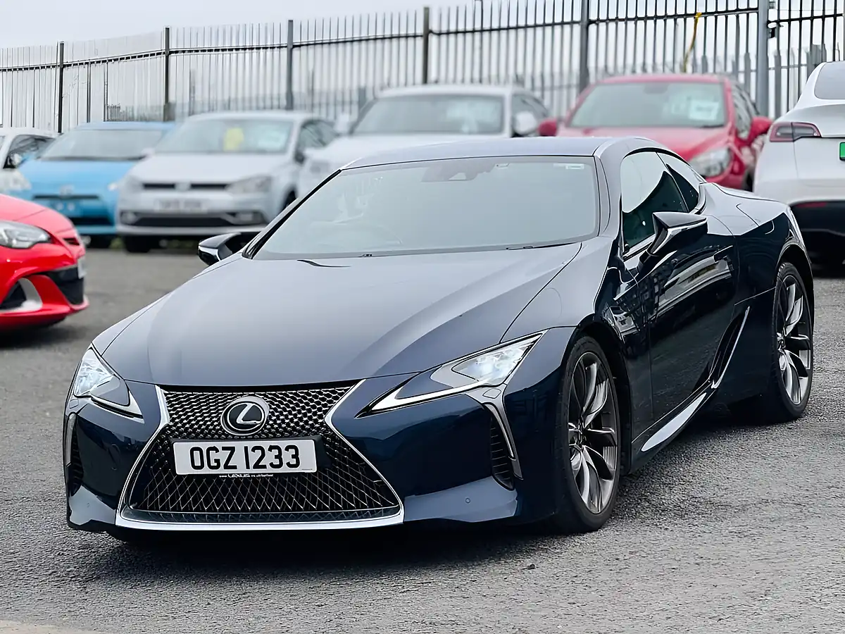 Used 2019 Lexus Lc 500 Blue - Interior and Exterior details 6
