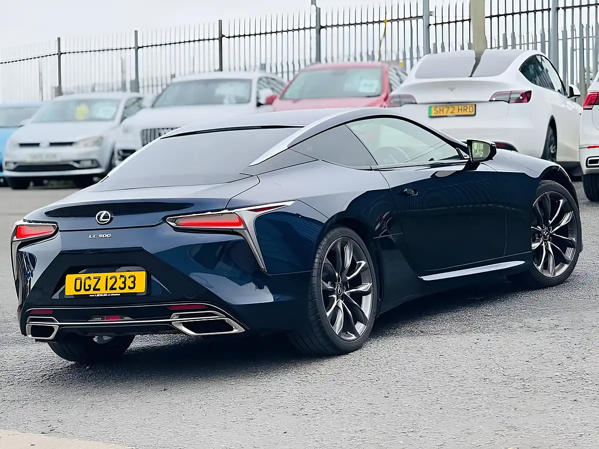 Used 2019 Lexus Lc 500 Blue - Interior and Exterior details 7
