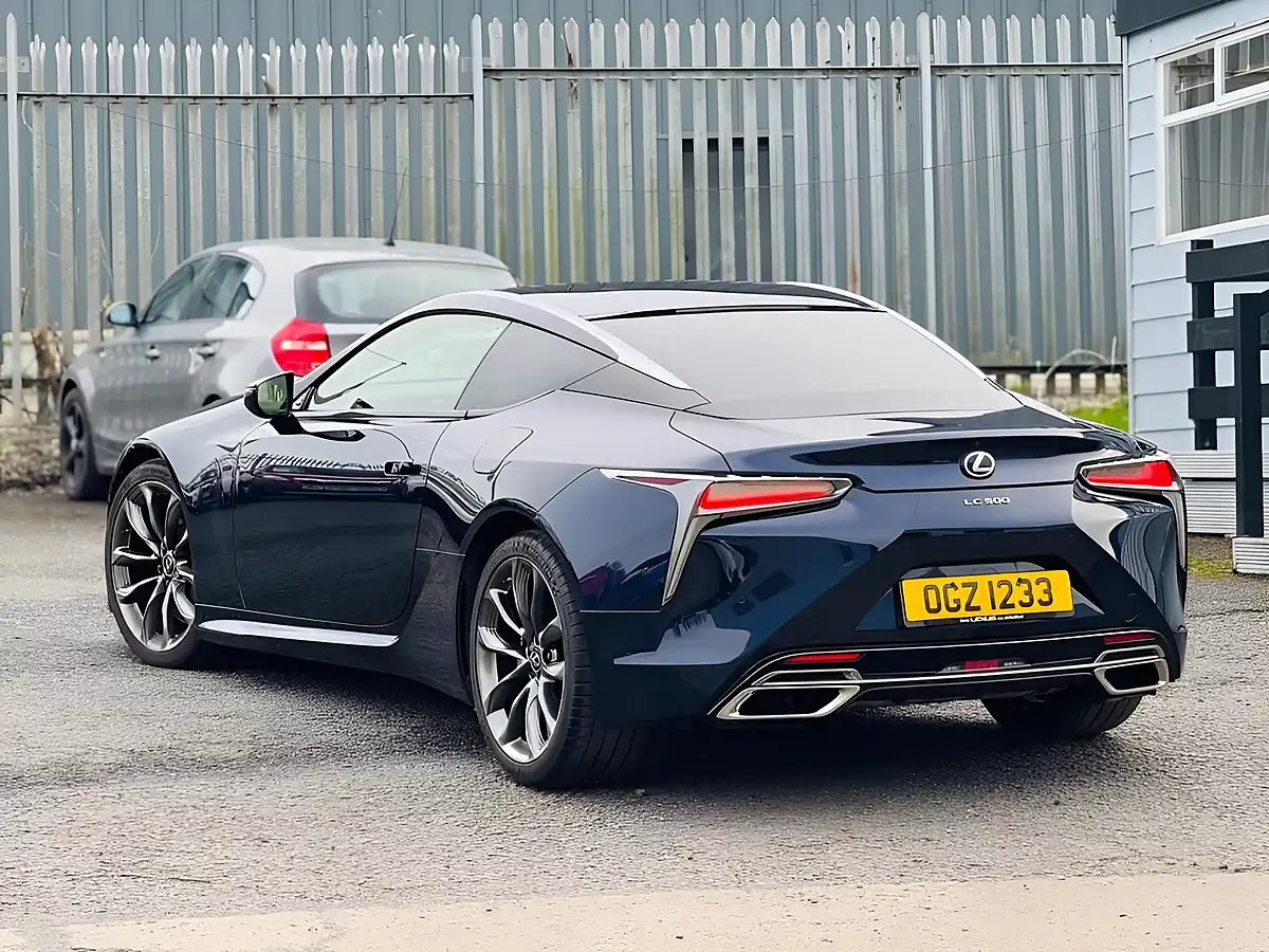 Used 2019 Lexus Lc 500 Blue - Interior and Exterior details 8