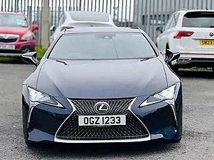 Used 2019 Lexus Lc 500 Blue - Interior and Exterior details 9