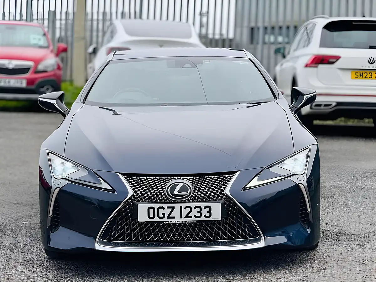 Used 2019 Lexus Lc 500 Blue - Interior and Exterior details 9