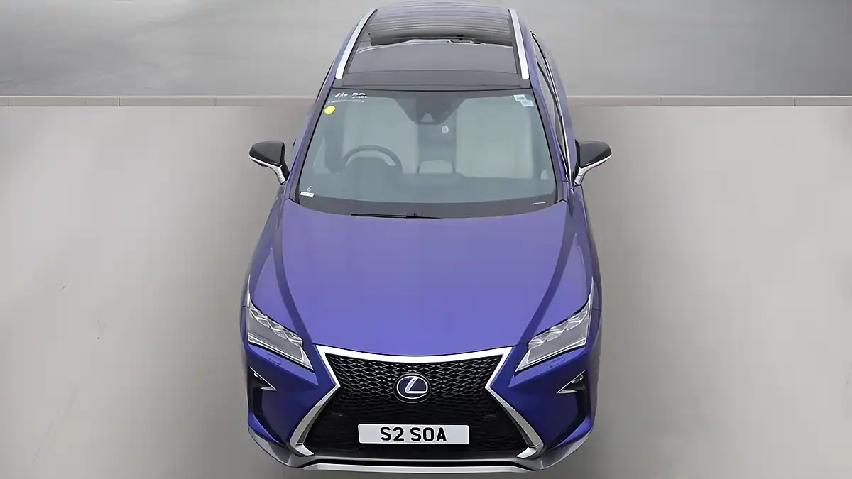 Used 2019 Lexus Rx F Sport Blue - Interior and Exterior details 12