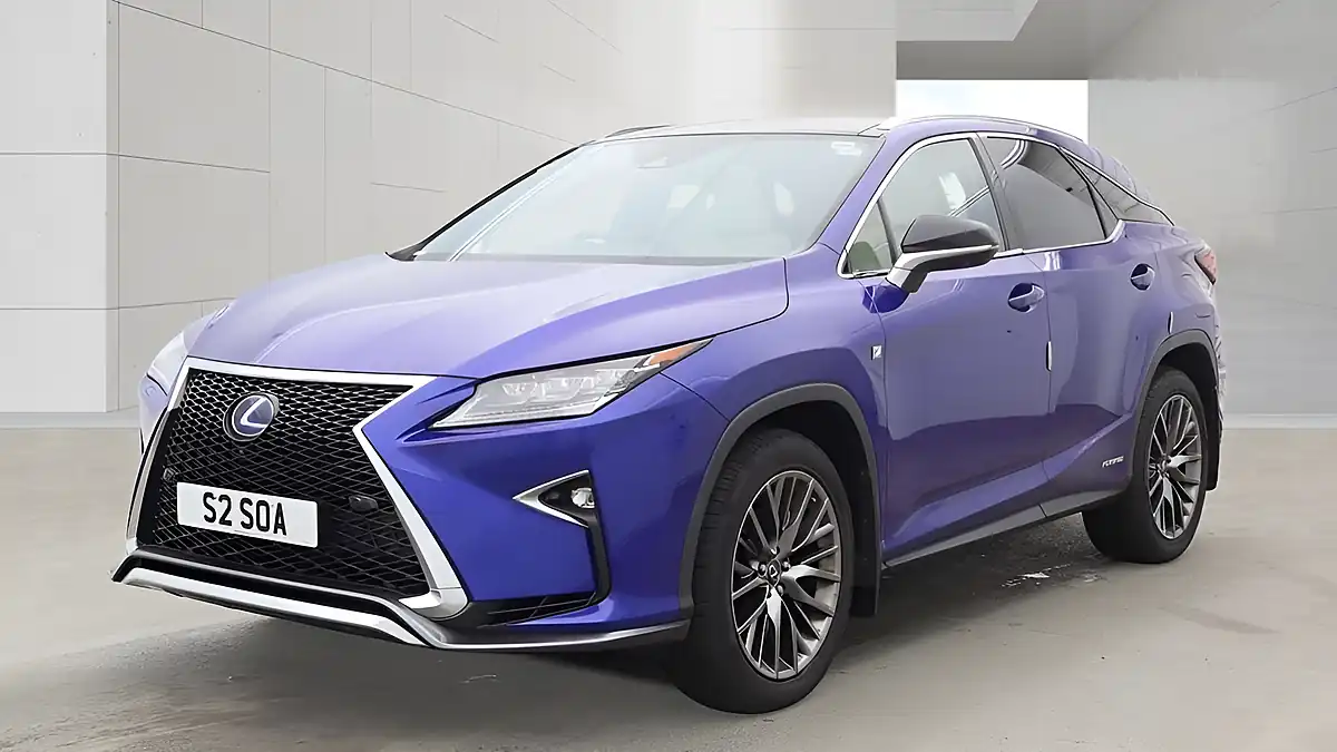 Used 2019 Lexus Rx F Sport Blue - Interior and Exterior details 5